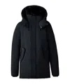 Mackage Men's Sullivan Mid-length Jacket With Shearling In Black