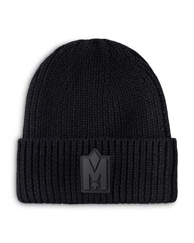 Mackage Unisex Jude Kz Ribbed Cuffed Beanie - Big Kid In Black