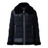 Mackage Black Vanna Down Shearling Jacket In Black