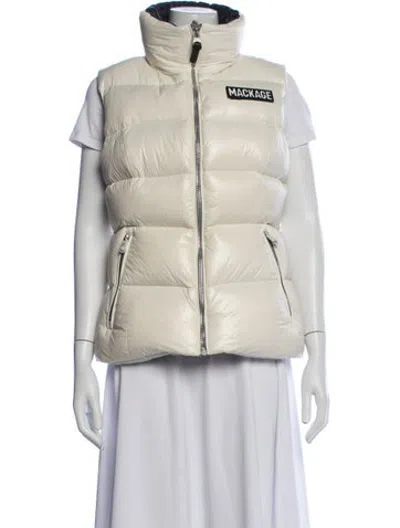 Pre-owned Mackage Vest In Neutrals