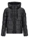 Mackage Long-sleeved Hooded Cotton Jacket In Black