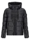 Mackage Long-sleeved Hooded Cotton Jacket In Black