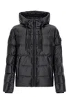 Mackage Long-sleeved Hooded Cotton Jacket In Black