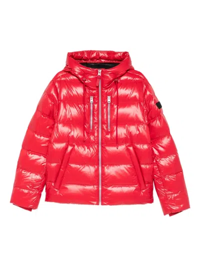Mackage Victor-r Zip Hooded Jacket In Red
