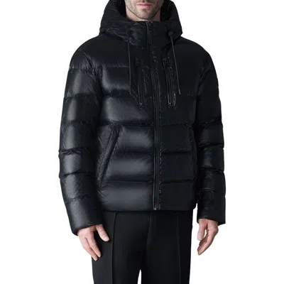 Mackage Victor Water Resistant Recycled Down Puffer Jacket In Black