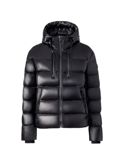 Mackage Victor-r Hooded Puffer Jacket In Black