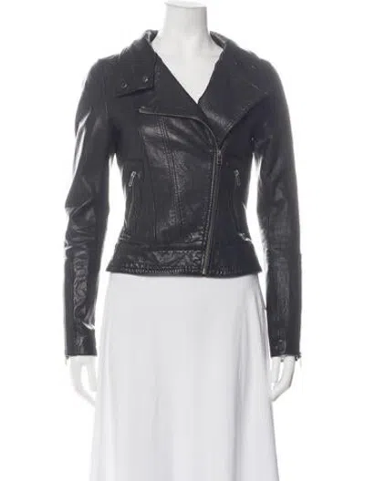Pre-owned Mackage Vintage 2008-2009 Biker Jacket In Black