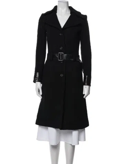 Pre-owned Mackage Virgin Wool Coat In Black