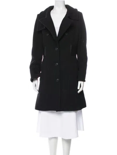Pre-owned Mackage Virgin Wool Coat In Black