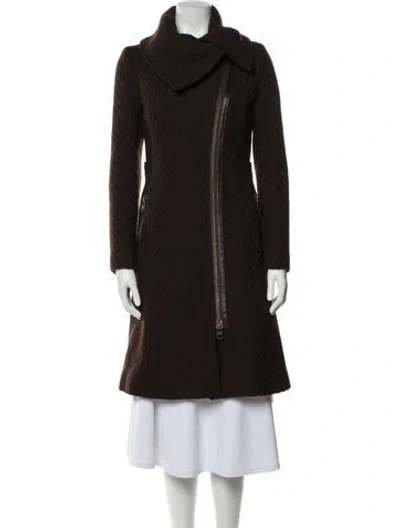 Pre-owned Mackage Virgin Wool Coat In Brown