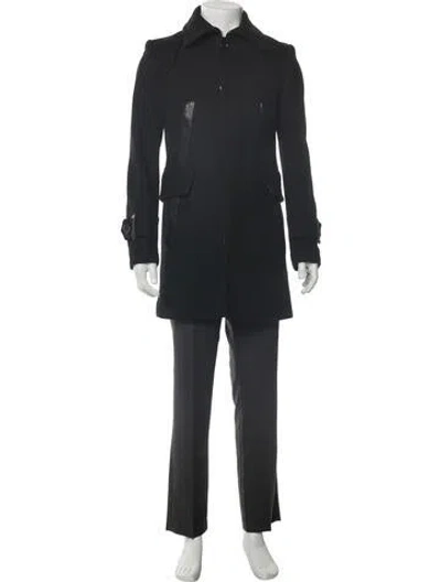 Pre-owned Mackage Virgin Wool Overcoat In Gray