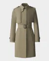 Mackage Winn 2-in-1 Classic Trench Coat In Light Camel