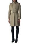 Mackage Winn 2-in-1 Classic Trench Coat In Light Camel