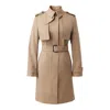 Mackage Winn Trench Coat In Beige