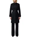 Mackage Winn 2-in-1 Insulated Trench Coat In Black