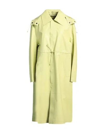 Mackage Woman Overcoat & Trench Coat Lime Green Size S Calfskin