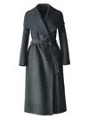 Mackage Women's Belted Light Wool Coat In Gray