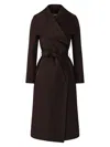 Mackage Women's Belted Light Wool Coat In Black