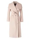 Mackage Women's Belted Light Wool Coat In Pink