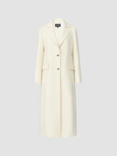 Mackage Corazon Wool Semi Fitted Coat In Neutral