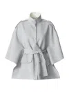 Mackage Henrietta Wool Cape Jacket In Gray