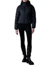 Mackage Women's Hope Softwash Rounded Quilt Puffer Down Jacket In Black In Black