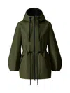 Mackage Women's Kalea-z Rain Jacket In Green