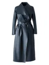 Mackage Mai-l Maxi Wrap Coat In Blue