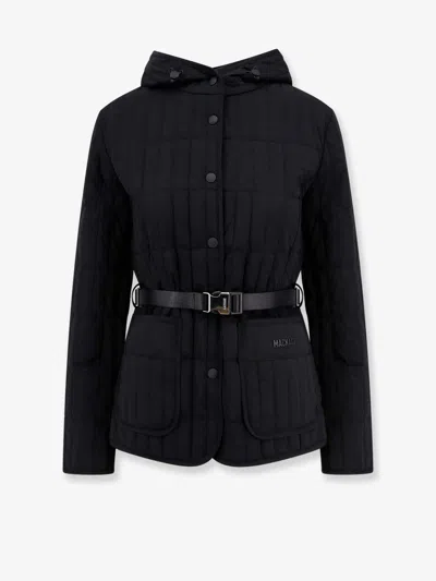 Mackage Women Padded And Quilted Recycled Nylon Jacket With Belt At Waist