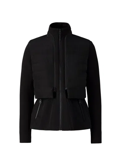 Mackage Priscilla-z 3-in-1 Lightweight Down Jacket In Black