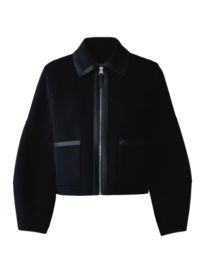 Mackage Women's Solana Wool Balloon-sleeve Jacket In Black