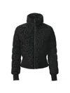 Mackage Yaya-flp Leopard Short Down Jacket In Black