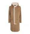 Mackage Wool Abraham Duffle Coat In Brown