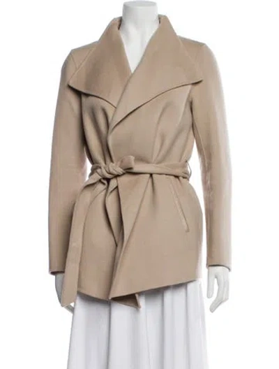 Pre-owned Mackage Wool Biker Jacket In Neutral