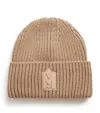 Mackage Wool-blend Ribbed Beanie In Brown