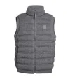 Mackage Wool-cashmere Alan Gilet In Grey