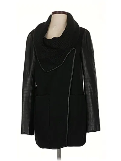 Pre-owned Mackage Wool Coat In Black