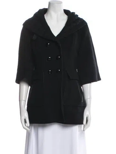 Pre-owned Mackage Wool Coat In Black