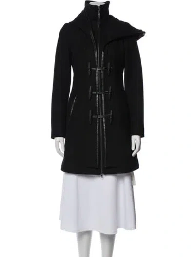 Pre-owned Mackage Wool Coat In Black