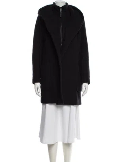 Pre-owned Mackage Wool Coat In Black