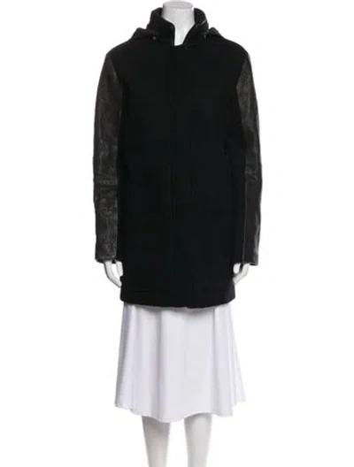 Pre-owned Mackage Wool Coat In Black