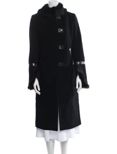 Pre-owned Mackage Wool Coat In Black