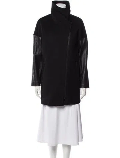Pre-owned Mackage Wool Coat In Black