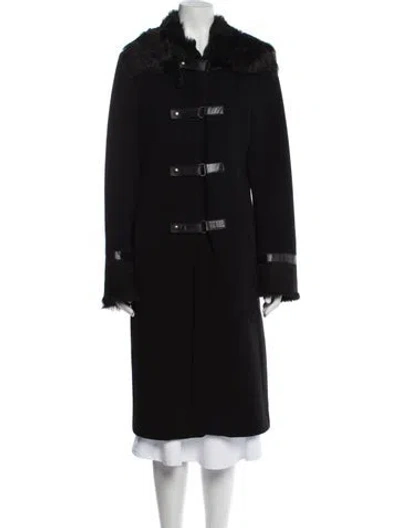 Pre-owned Mackage Wool Coat In Black