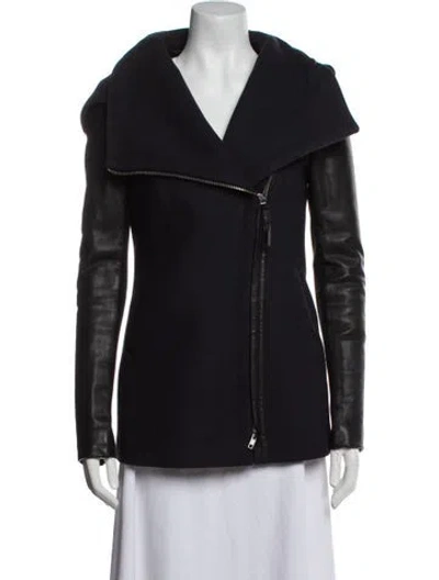 Pre-owned Mackage Wool Coat In Black