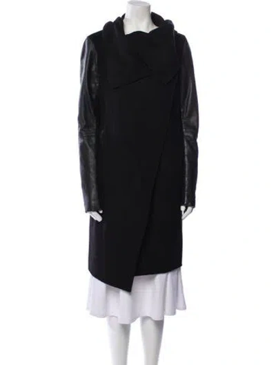 Pre-owned Mackage Wool Coat In Black