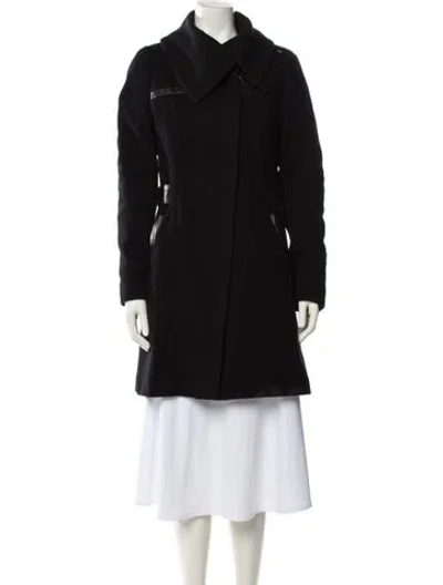 Pre-owned Mackage Wool Coat In Black