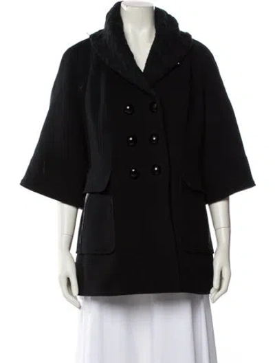 Pre-owned Mackage Wool Coat In Black