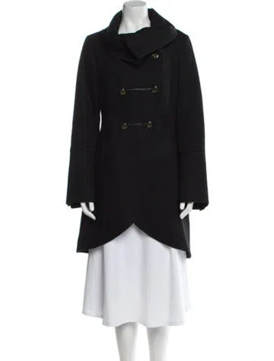 Pre-owned Mackage Wool Coat In Black
