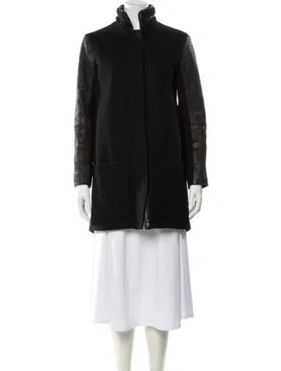 Pre-owned Mackage Wool Coat In Black